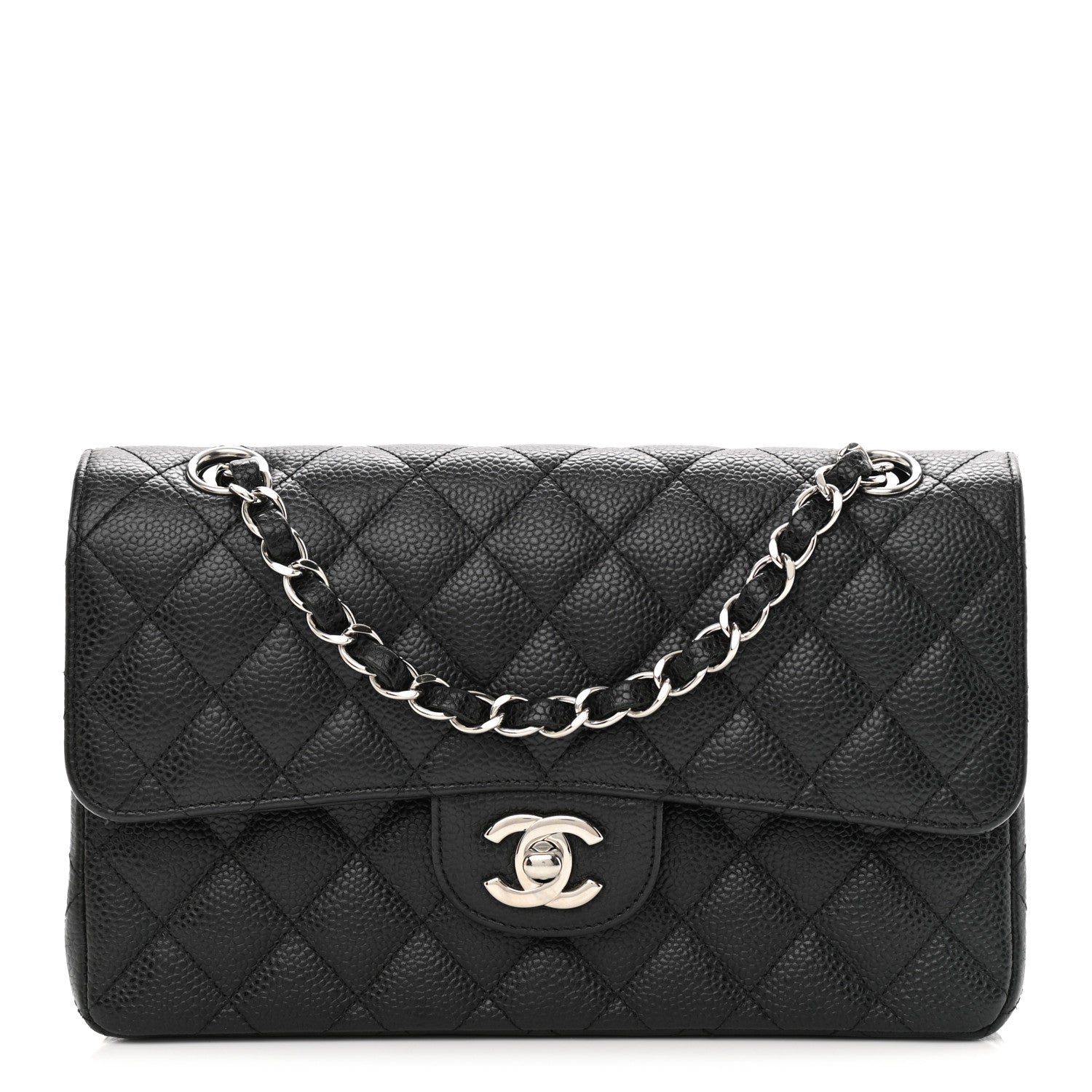Chanel Caviar Quilted Small Double Flap Black 1 of 12