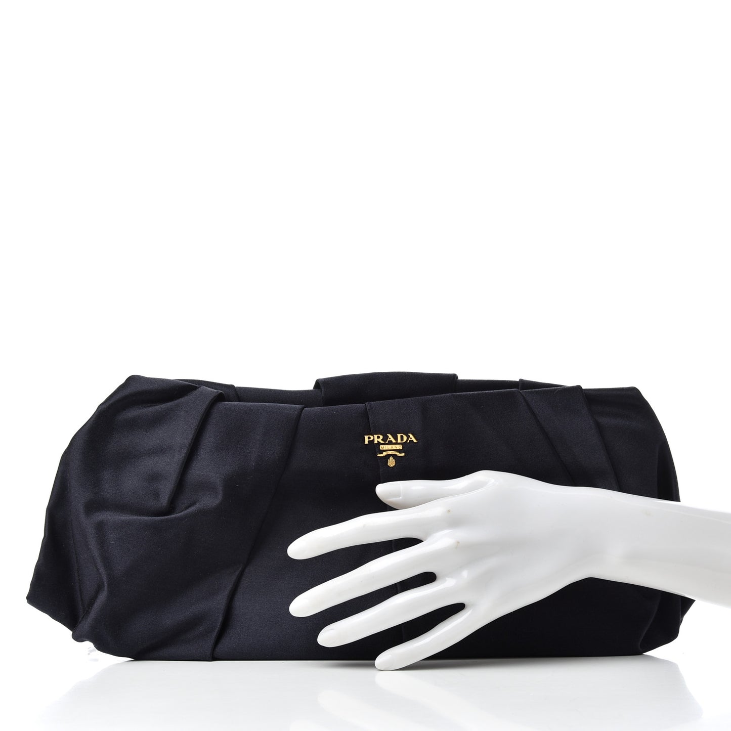 Satin Clutch Bleu