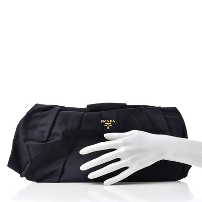 Prada Satin Clutch Bleu 2 of 6