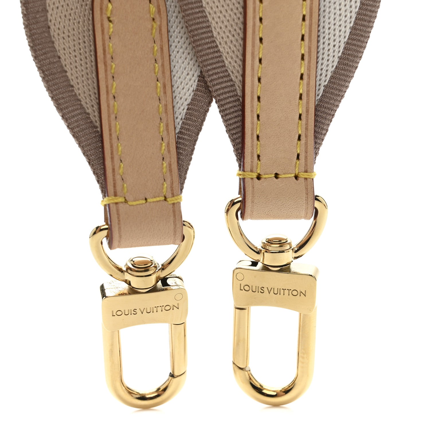 Louis Vuitton Jacquard Speedy Bandouliere 20 Shoulder Strap Beige