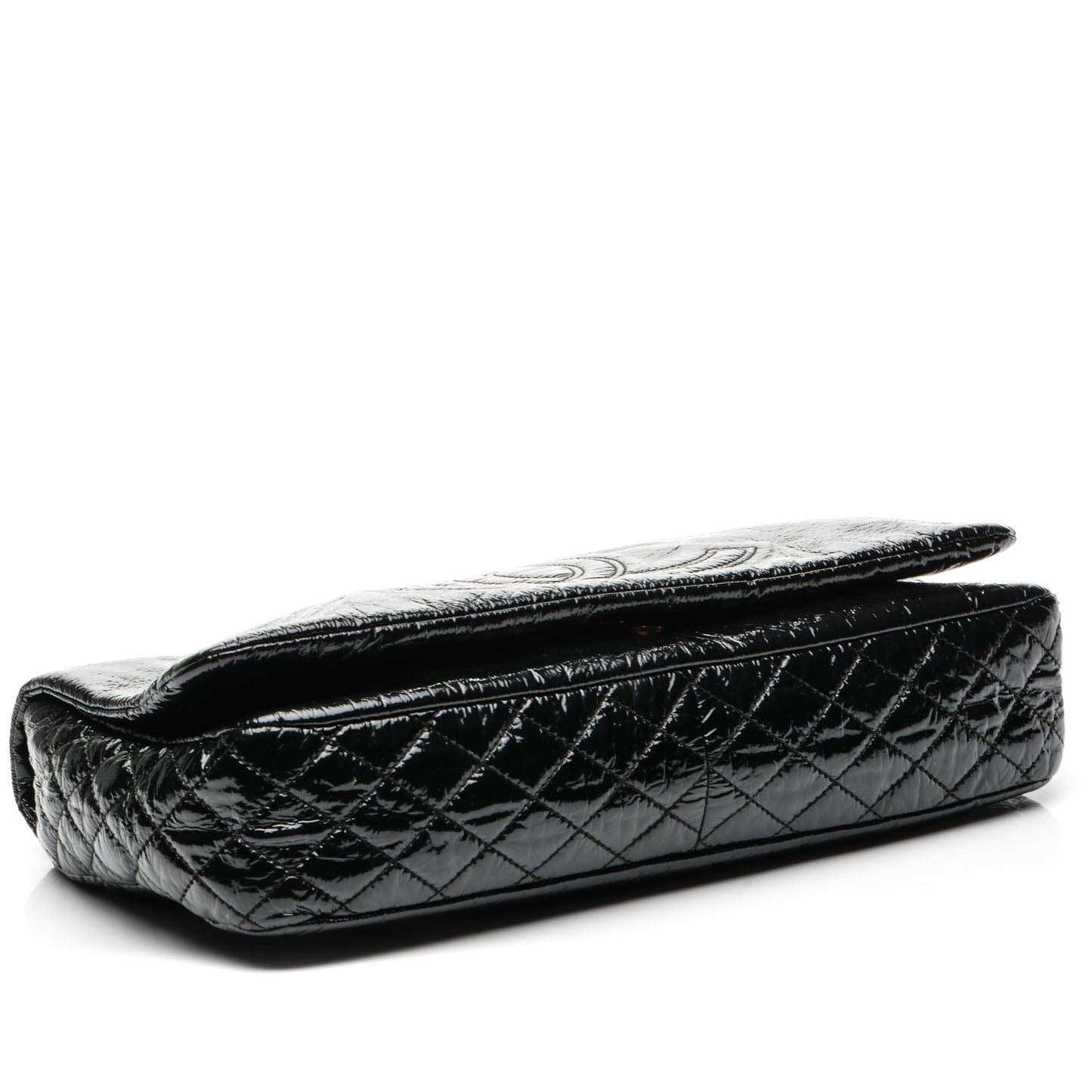 Vinyl Medium Rock and Chain Flap Black