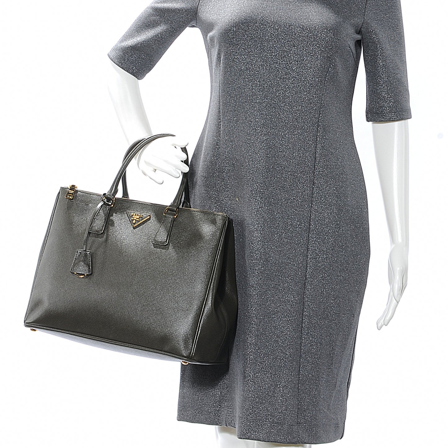Saffiano Lux Tote Militare