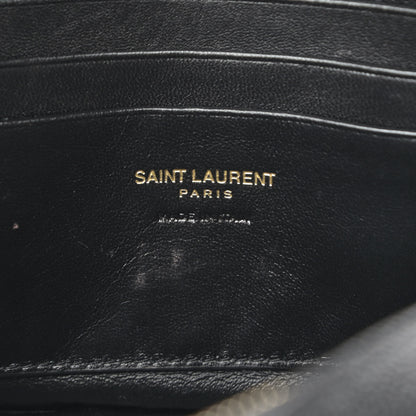 Saint Laurent Grain De Poudre Matelasse Monogram Mini Lou Camera Bag Black 5 of 12