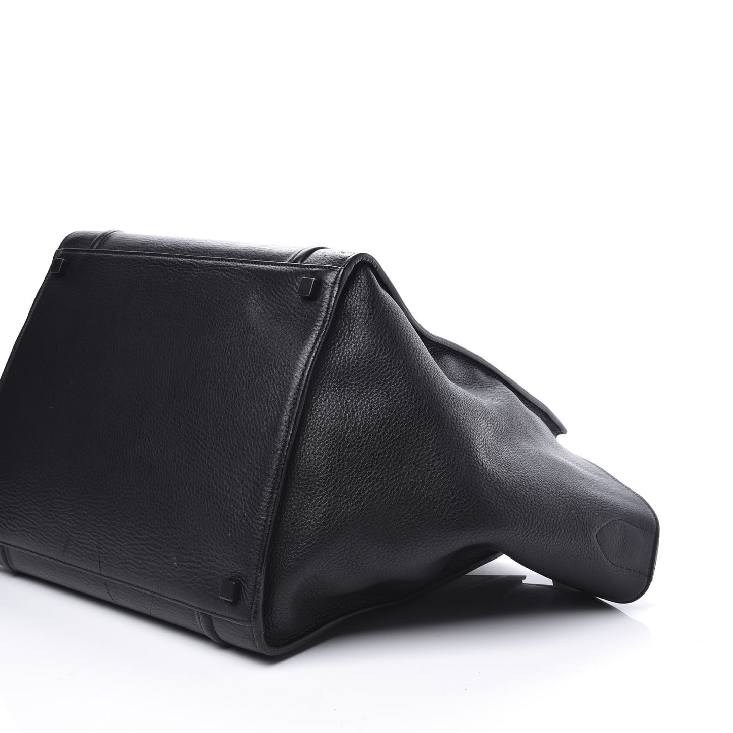 Supple Calfskin Medium Phantom Luggage Black