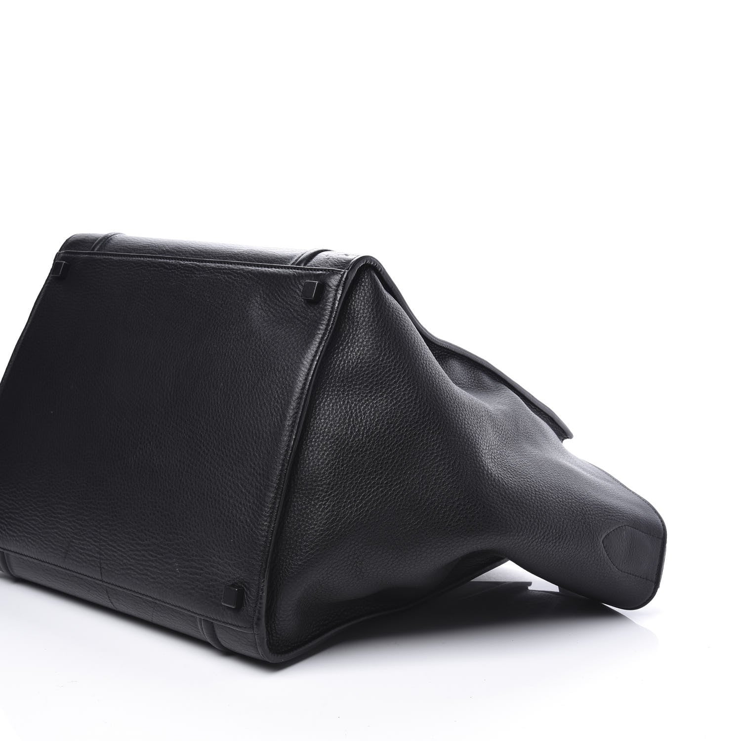 Celine Supple Calfskin Medium Phantom Luggage Black 7 of 9