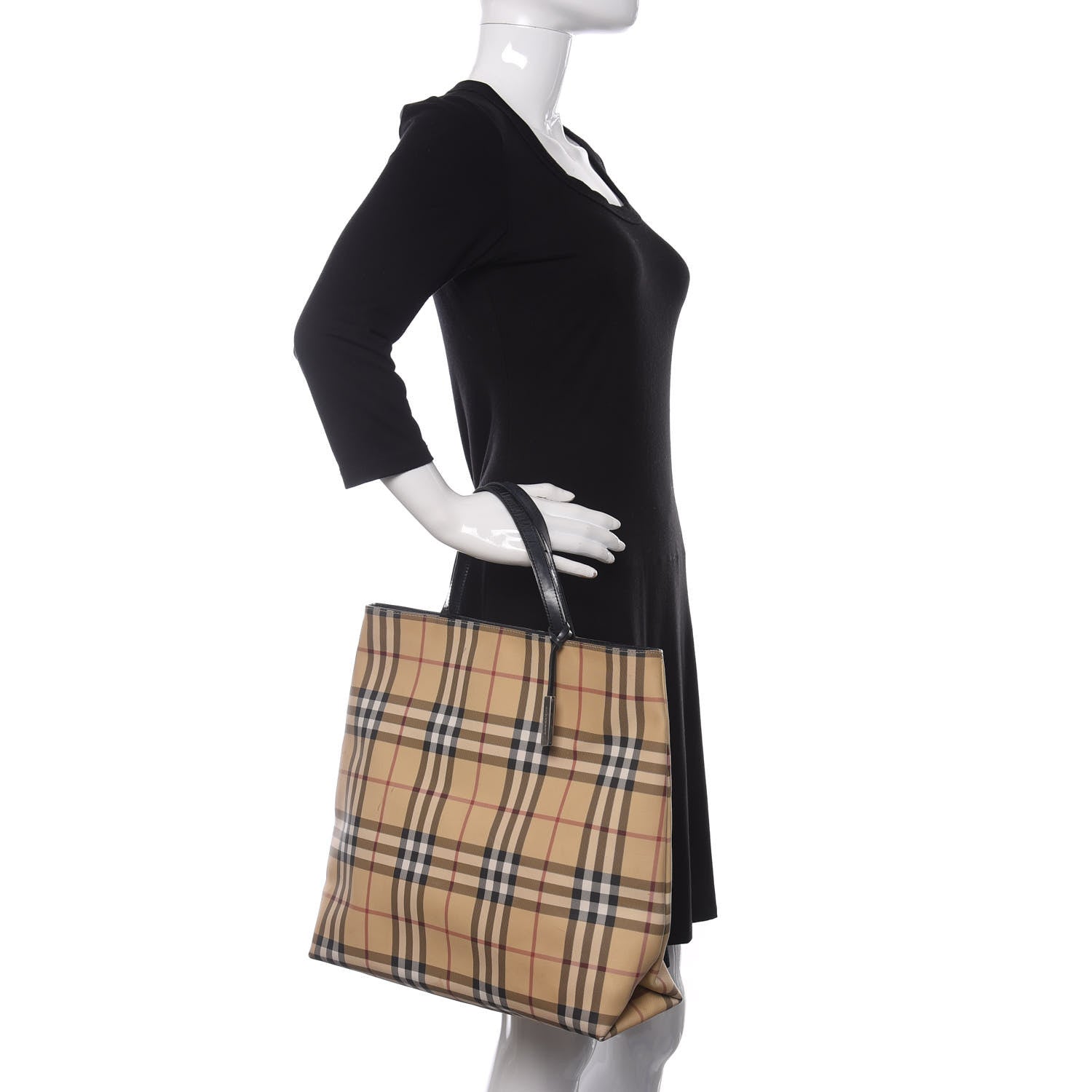 Burberry House Check Medium Tote Black 2 of 15