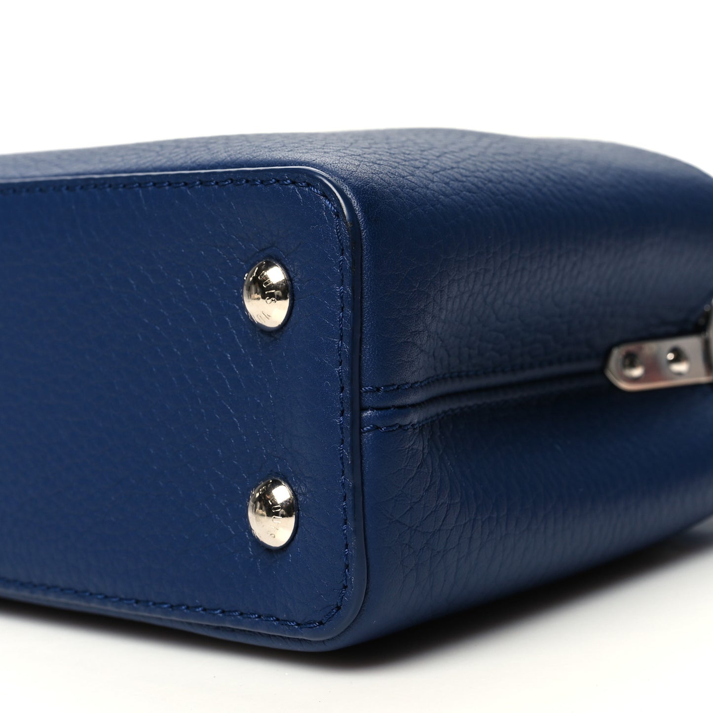 Taurillon Capucines Mini Blue