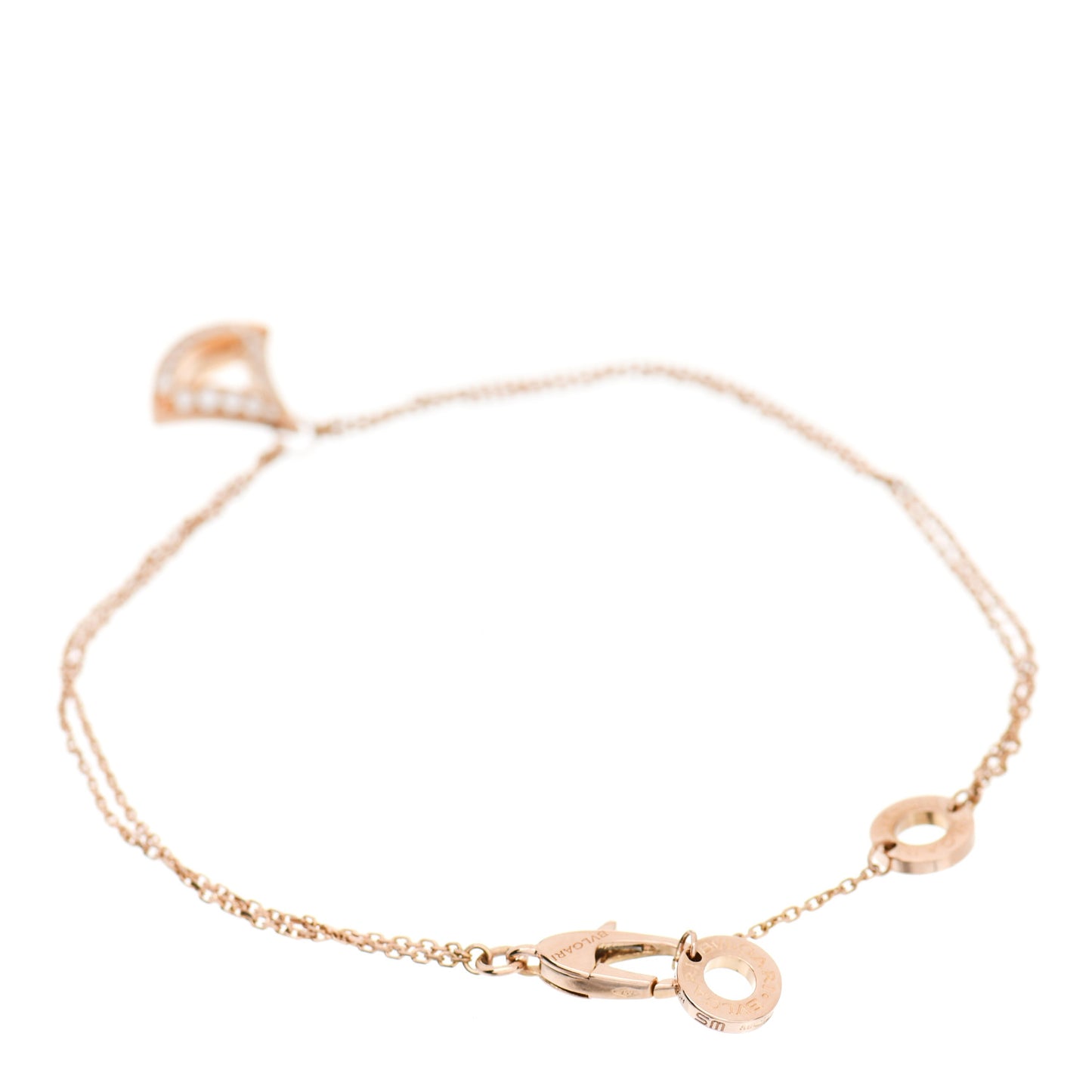 18K Rose Gold Diamond Divas' Dream Openwork Bracelet SM