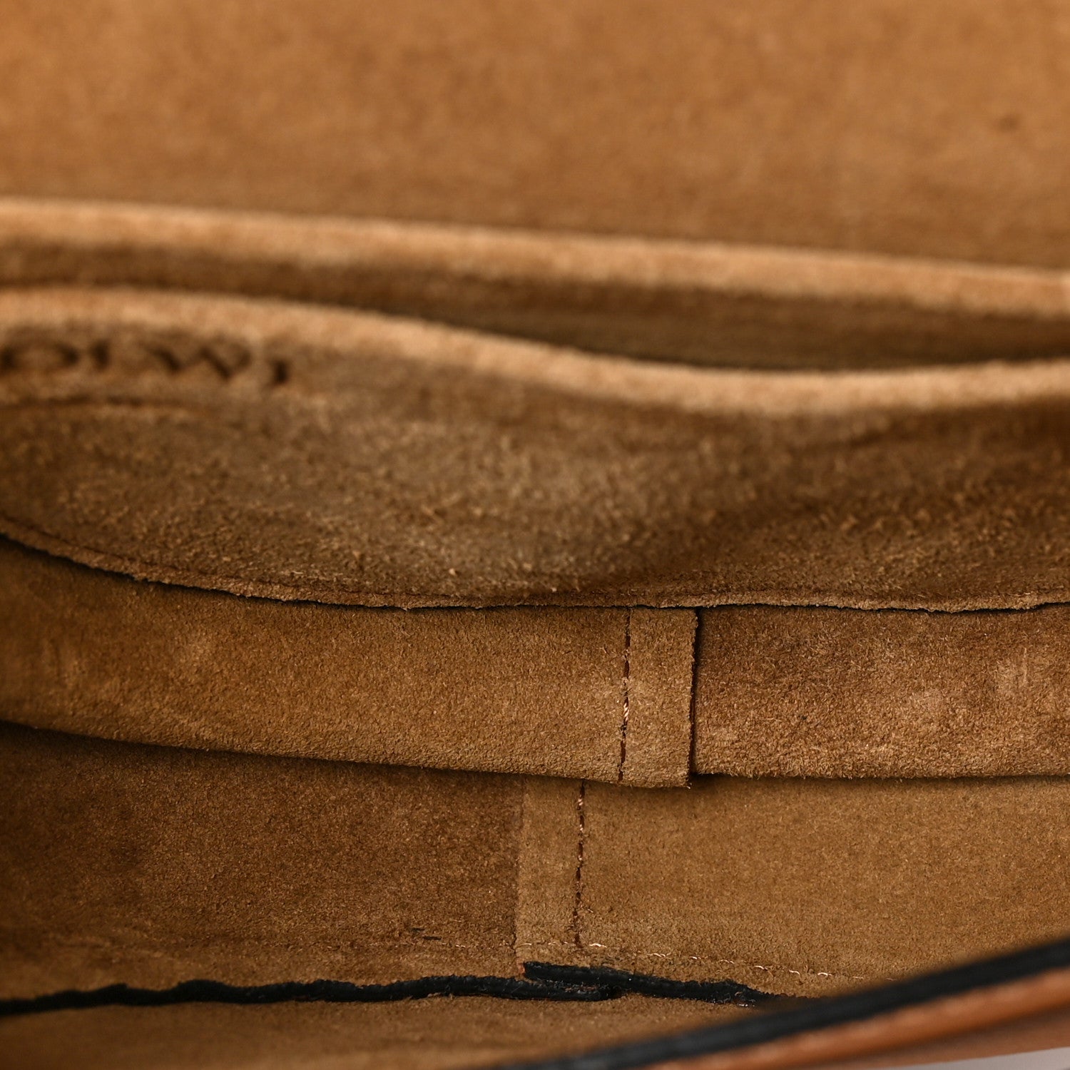 Loewe Grained Calfskin Mini Gate Crossbody Bag Caramel Pecan 5 of 9