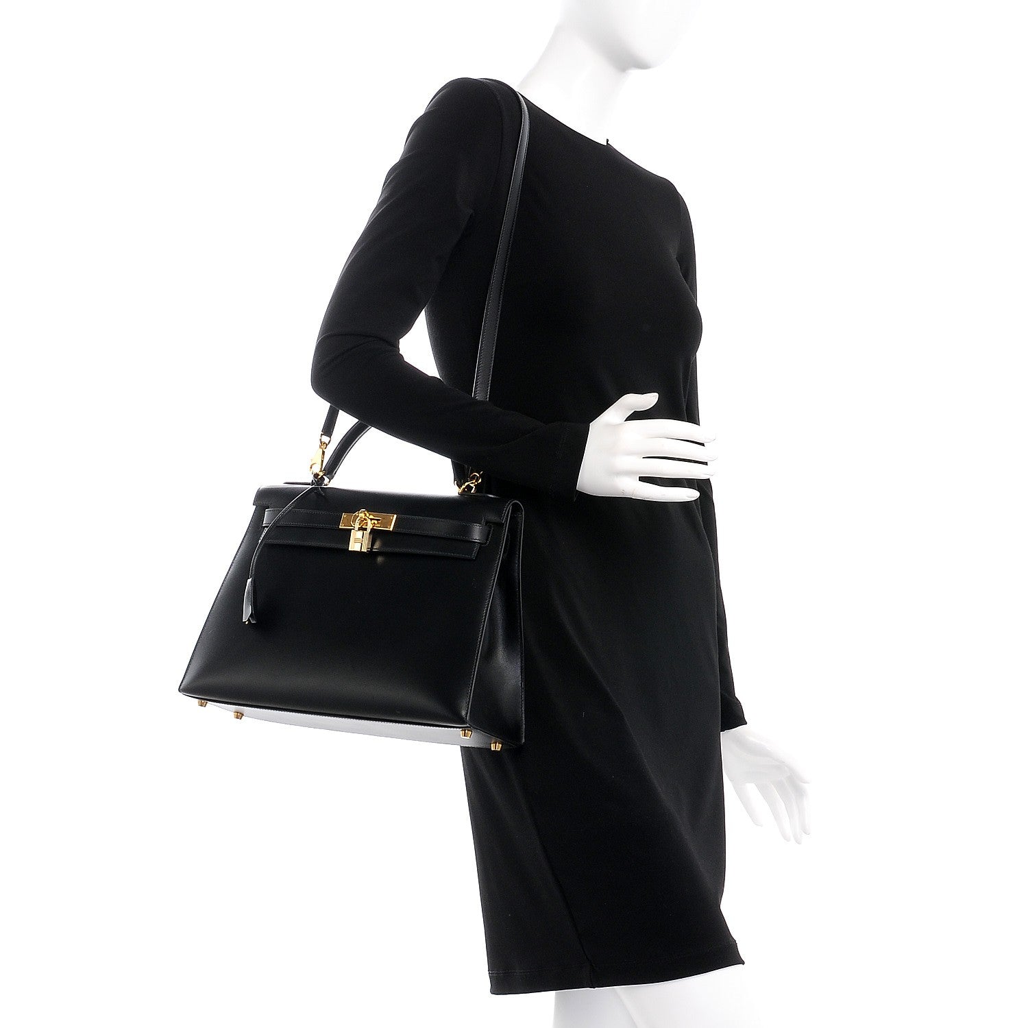 Hermes Box Kelly Sellier 32 Black 2 of 29