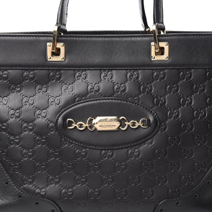 Gucci Guccissima Large Punch Tote Black 12 of 12