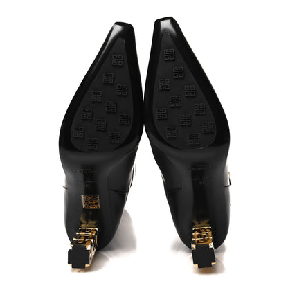Givenchy Grained Calfskin G Cube Knee High Boots 38 Black 5 of 9