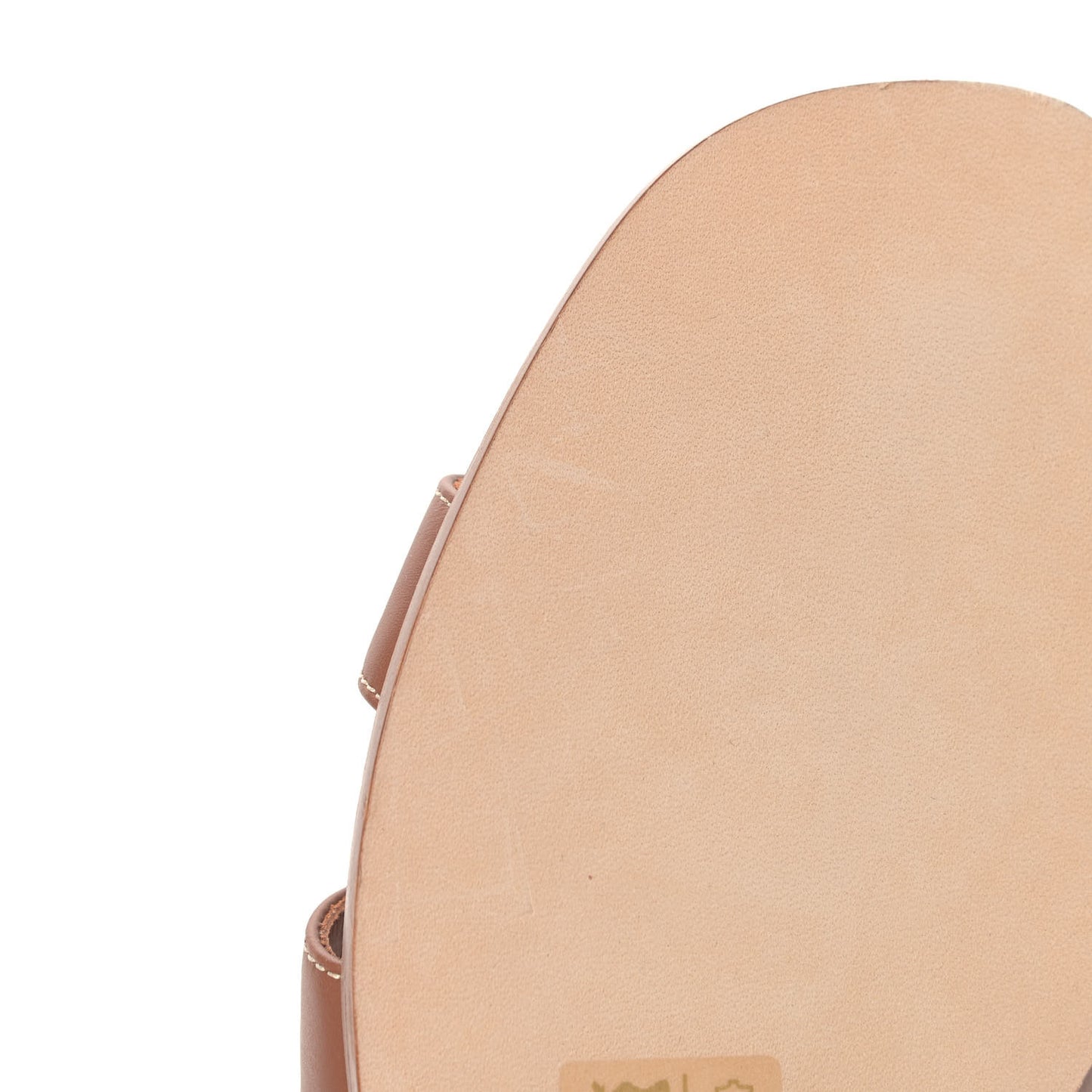 Box Calfskin Oran Sandals 38.5 Gold