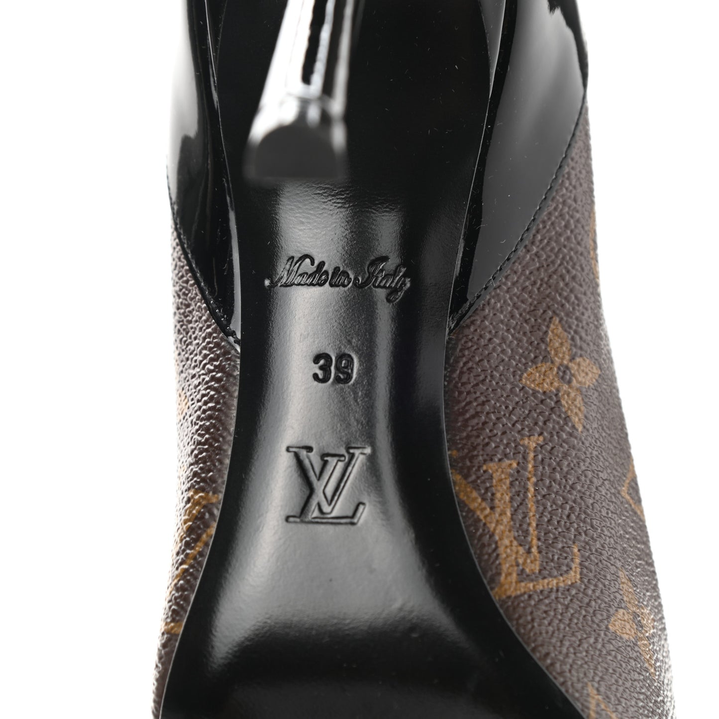 Monogram Cherie Pumps 39 Black