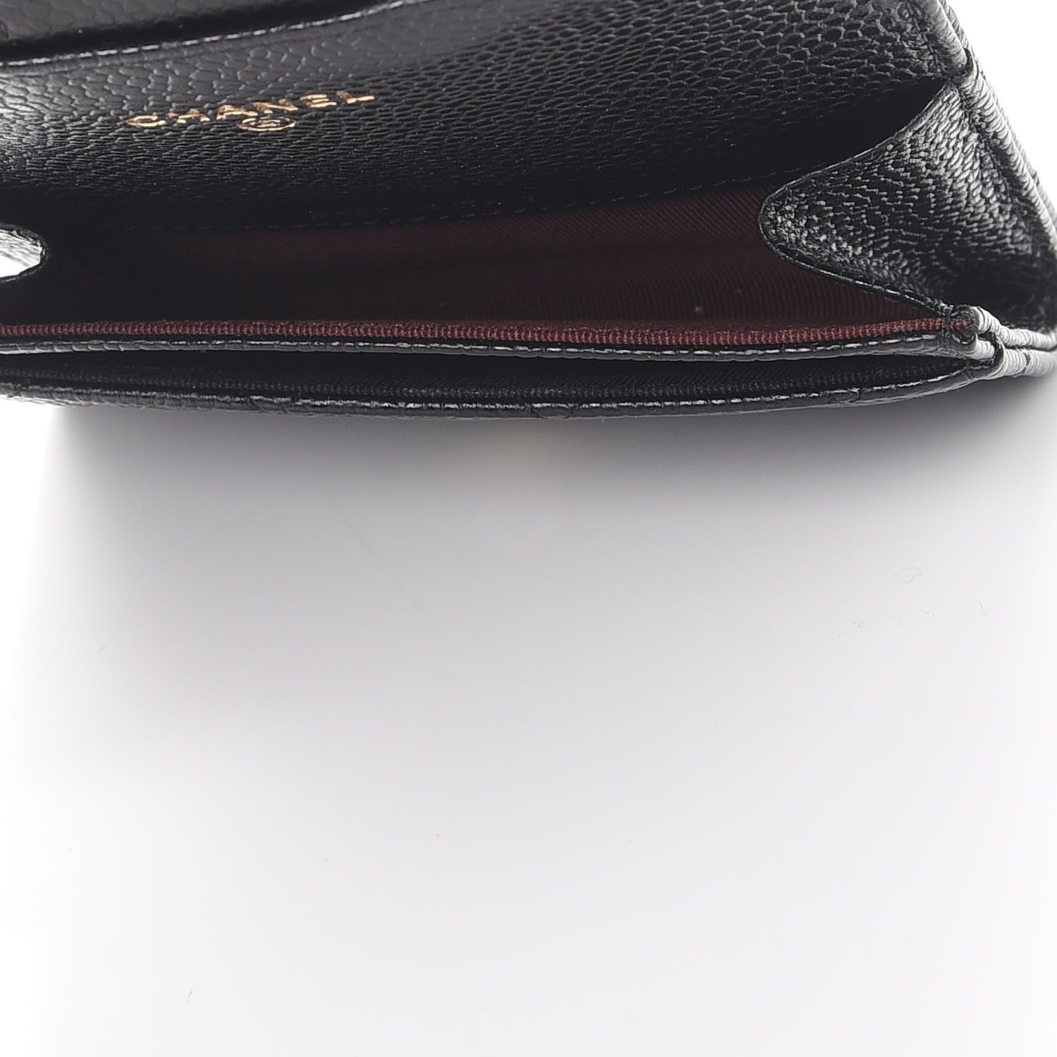 Chanel Caviar Quilted Flap Card Holder Black 5 of 9