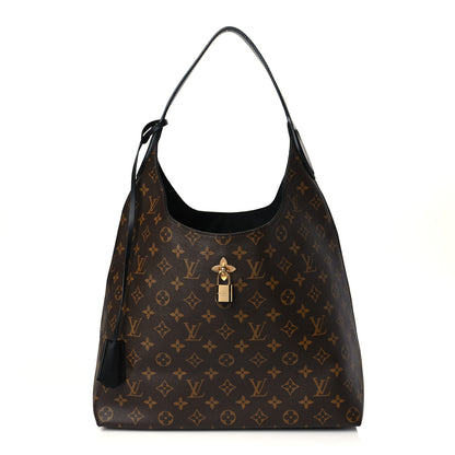 Louis Vuitton Monogram Flower Hobo Black 1 of 9