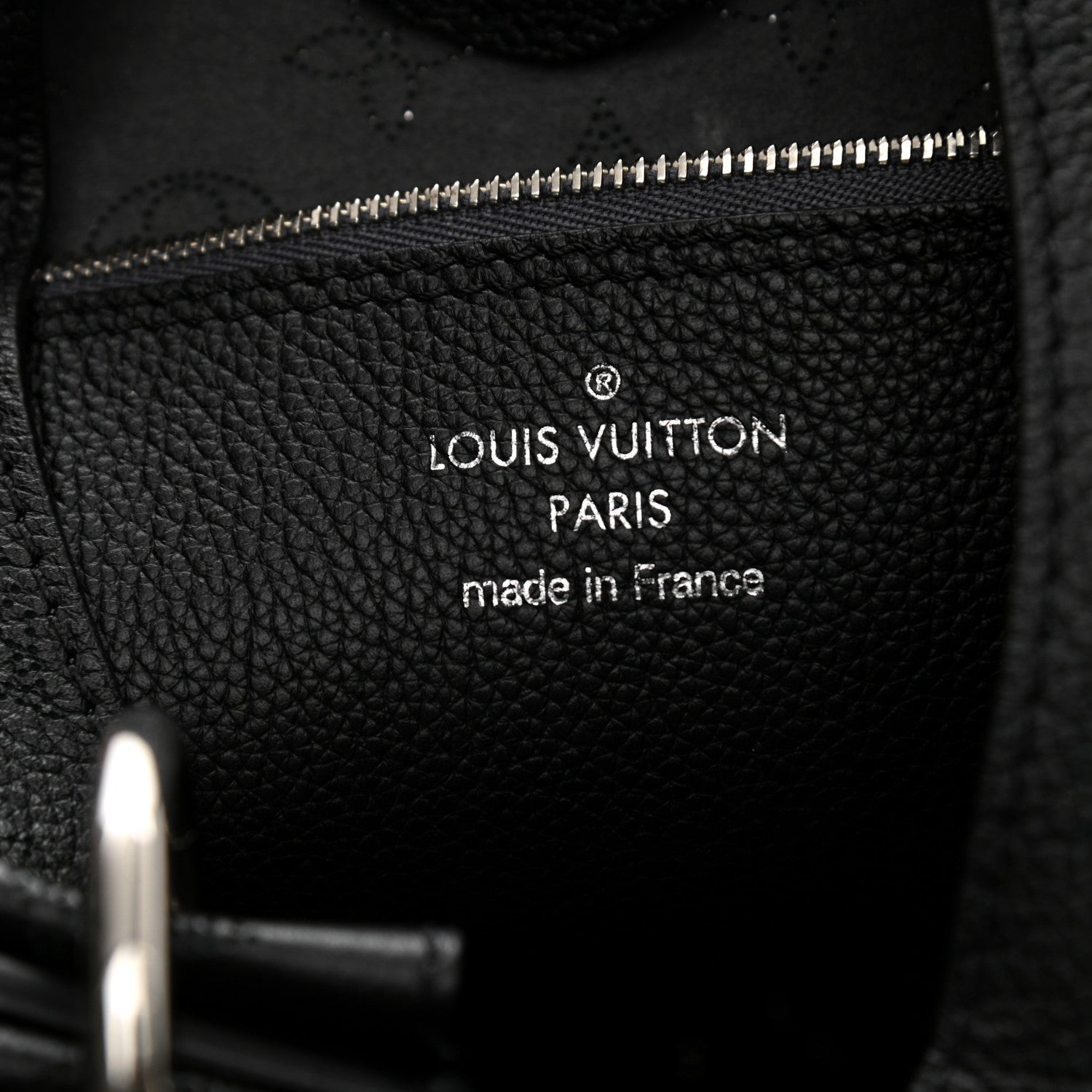 Louis Vuitton Mahina Carmel Hobo Black 6 of 9
