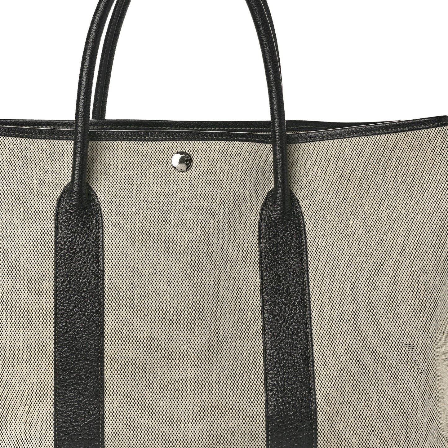 Toile Buffle Skipper Garden Party 36 MM Tote Black