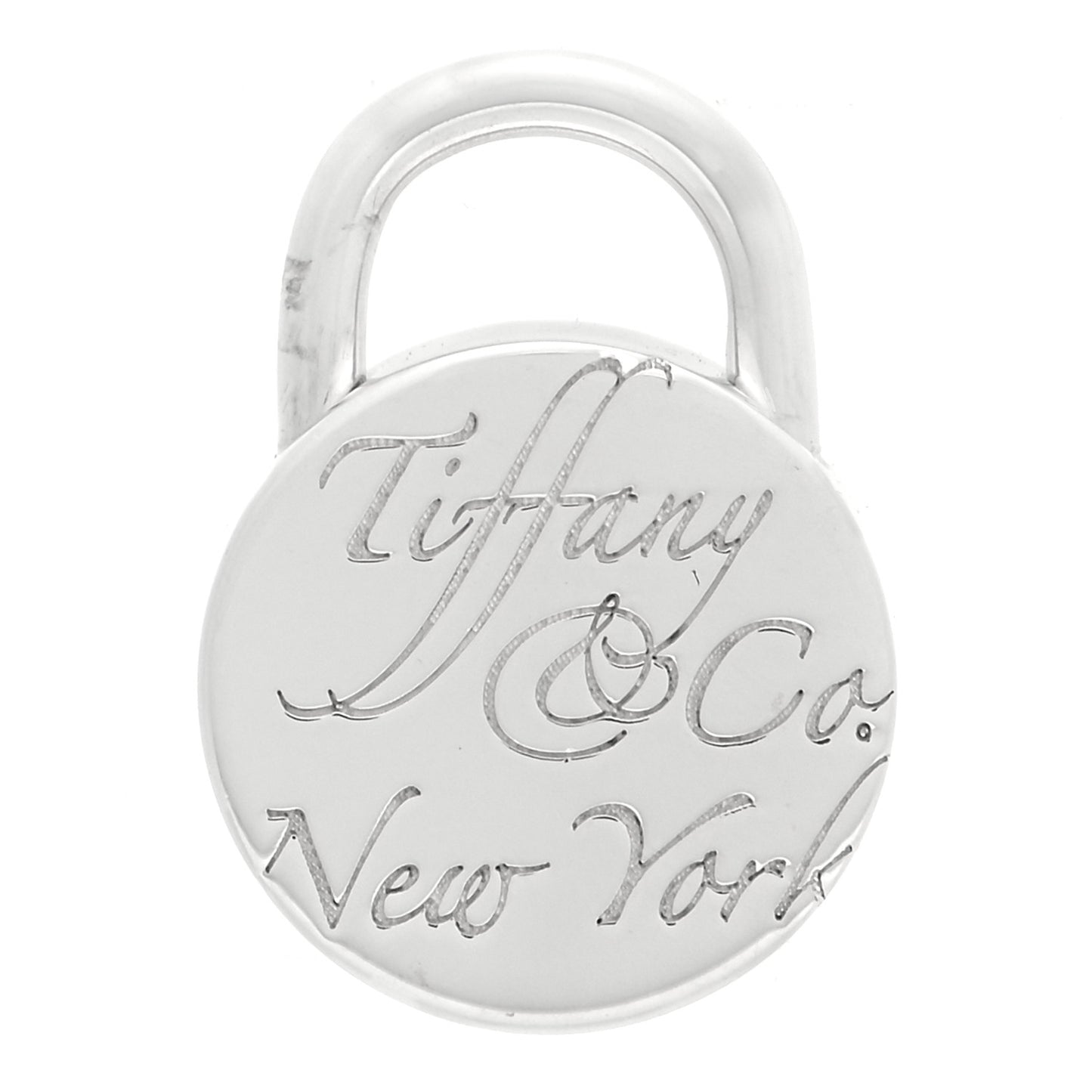 Sterling Silver Notes Lock Charm