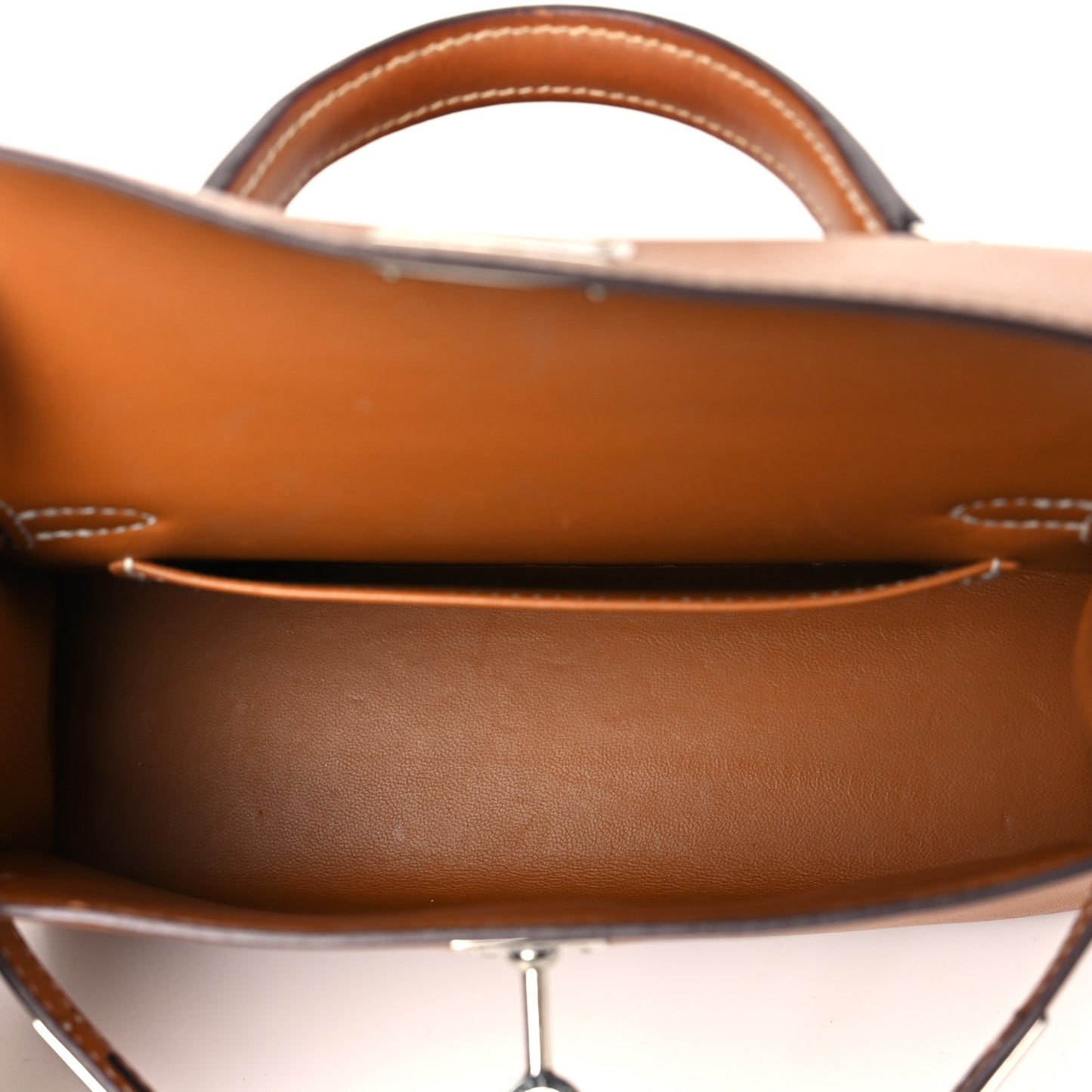 Veau Butler Mini Kelly Sellier 20 Natural Sable