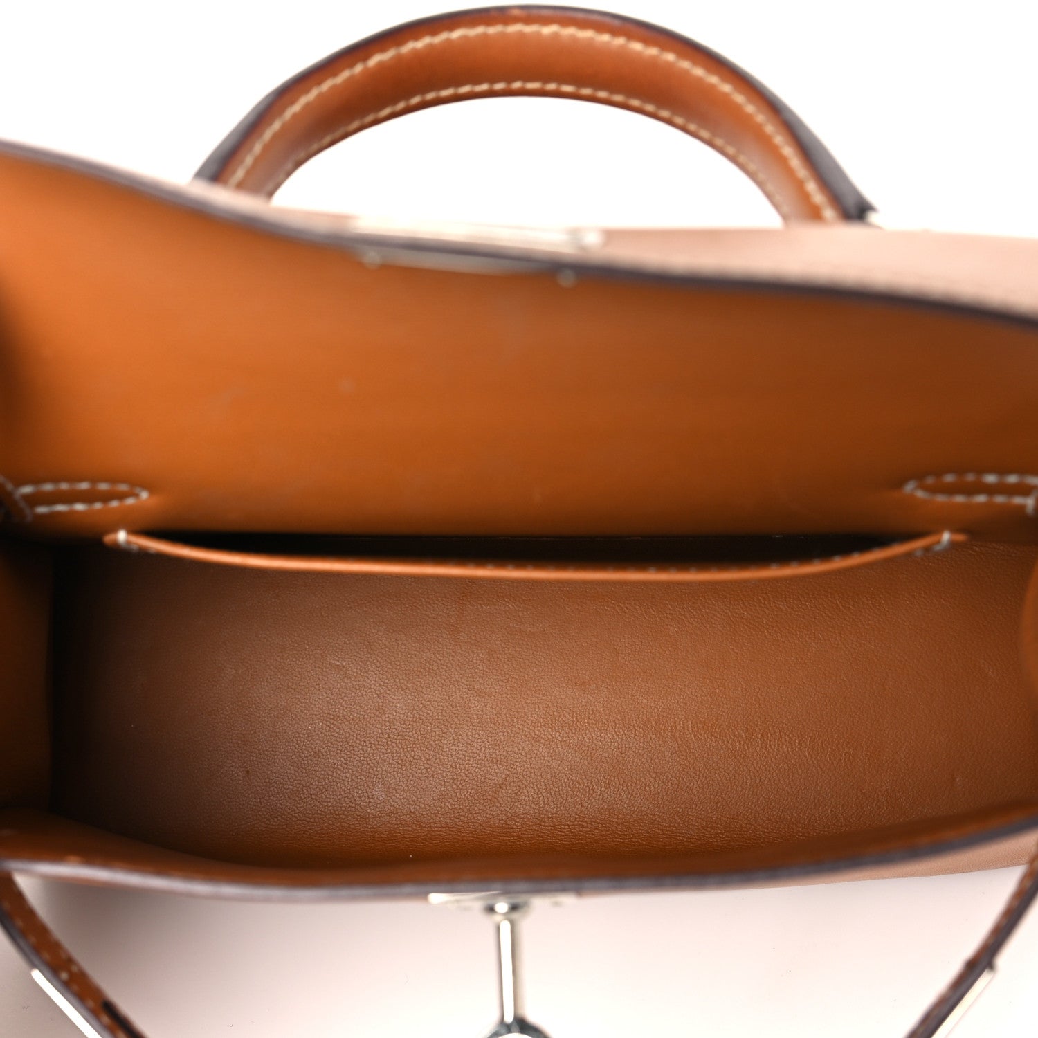 Hermes Veau Butler Mini Kelly Sellier 20 Natural Sable 5 of 12
