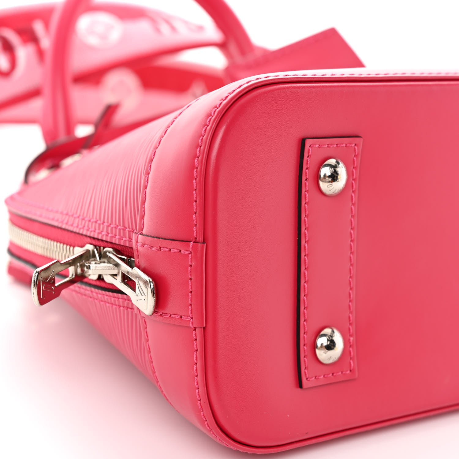 Louis Vuitton Epi Jacquard Alma BB Rose Pondicherry 8 of 9