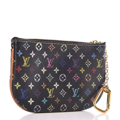 Louis Vuitton Monogram Multicolor Pochette Plate MM Black 3 of 8