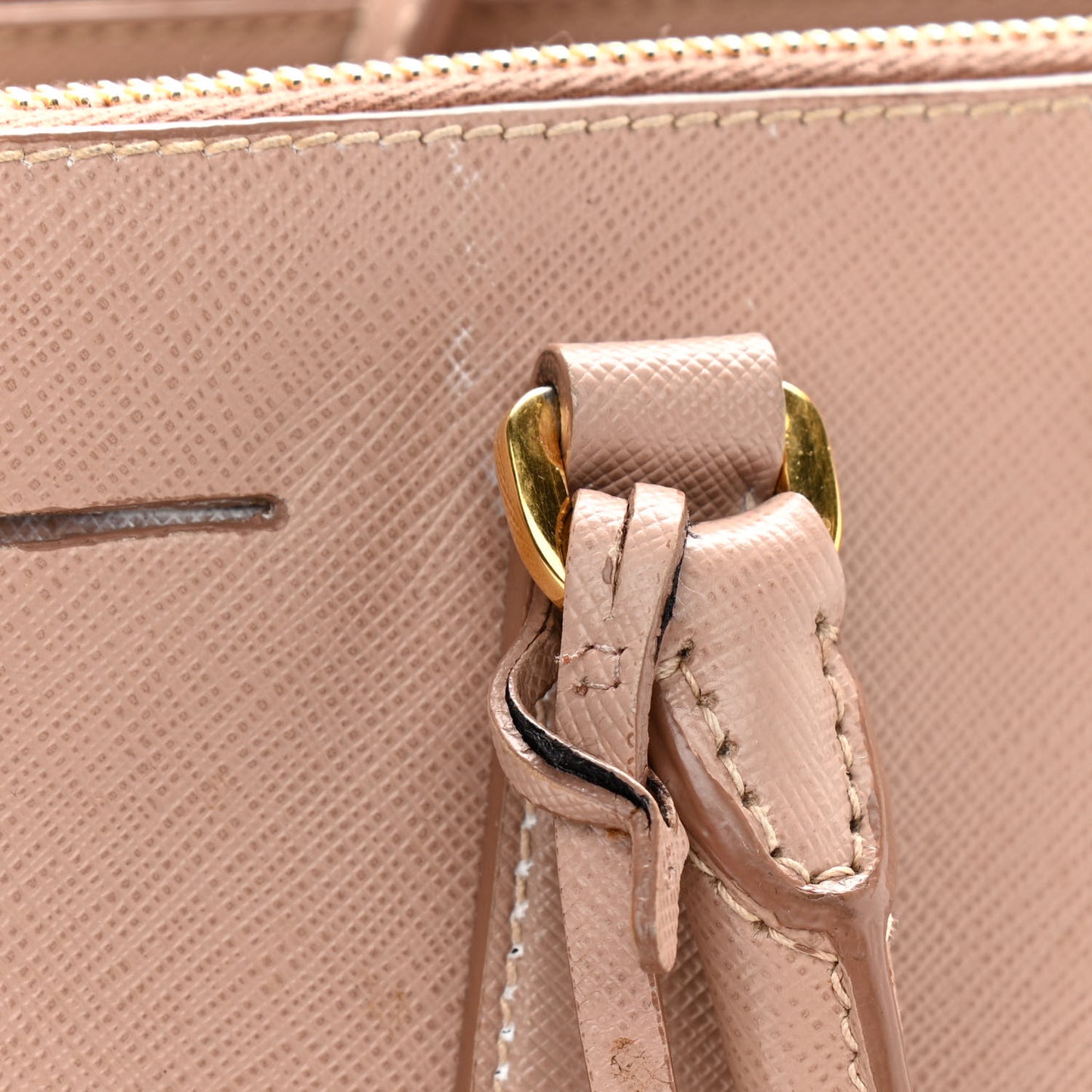 Saffiano Small Galleria Double Zip Tote Cammeo