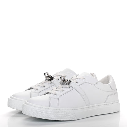 Hermes Calfskin Day Sneakers 36 White 3 of 10