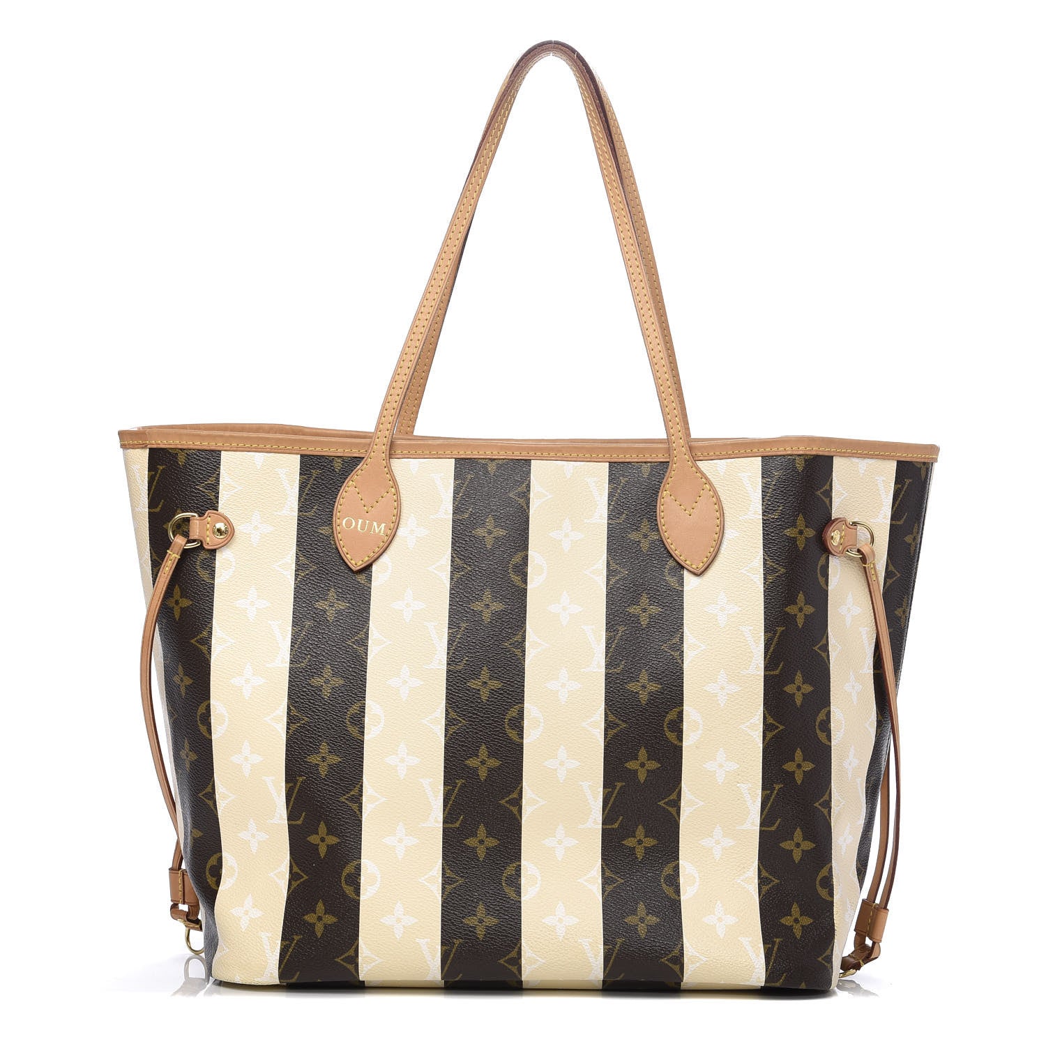 Louis Vuitton Monogram Rayures Neverfull MM 1 of 16