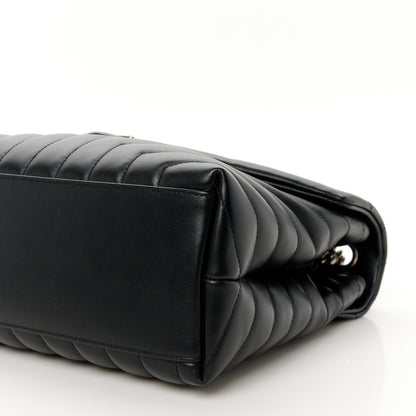 Saint Laurent Calfskin Y Quilted Monogram Medium Loulou Chain Satchel Black 11 of 11