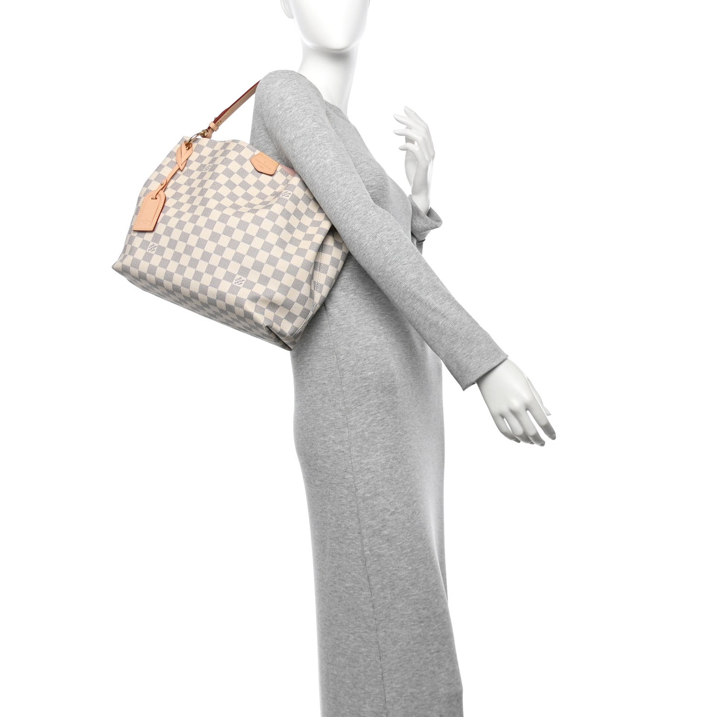 Damier Azur Graceful PM Rose Ballerine