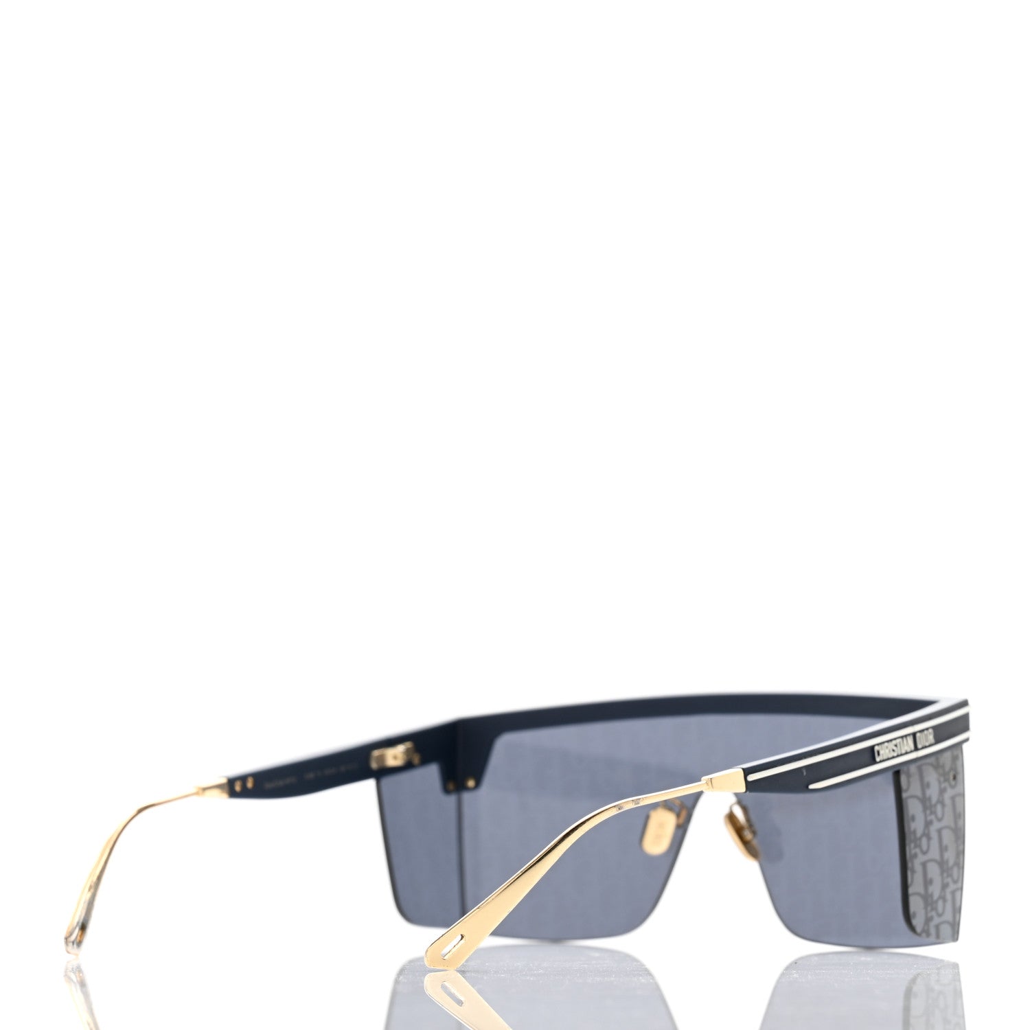 Christian Dior Acetate Oblique Diorclub M1U Mask Sunglasses Blue 4 of 8