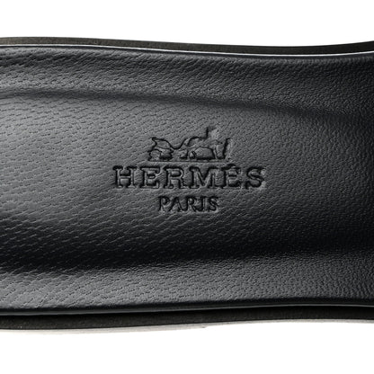 Hermes Denim Canvas Oran Sandals 36 Bleu Brut 6 of 9