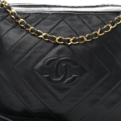 Chanel Lambskin Quilted CC Tassel Camera Case Navy 15 of 15