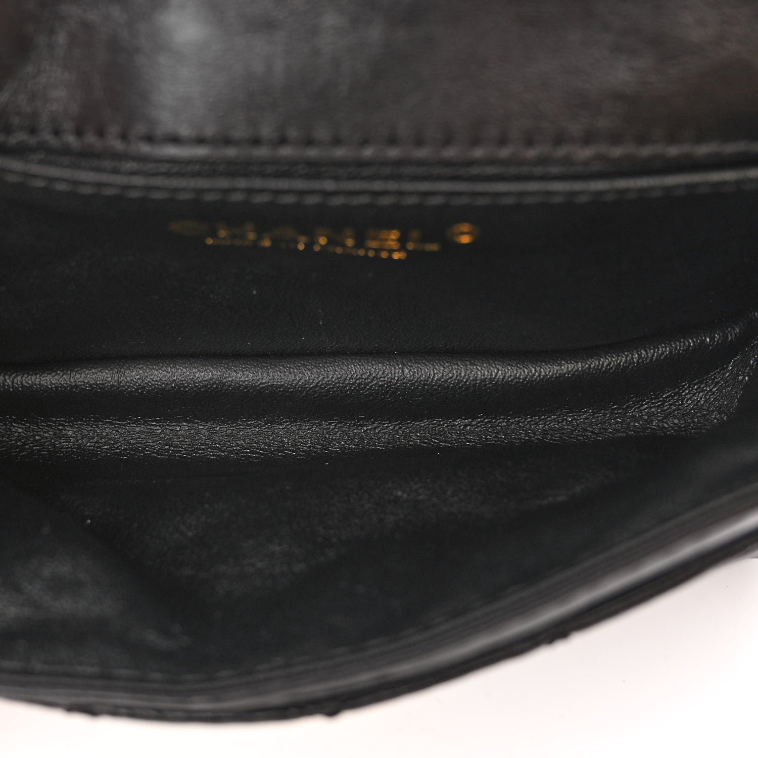 Chanel Aged Calfskin Quilted 2.55 Reissue Flap Belt Bag Clutch Black 5 of 10