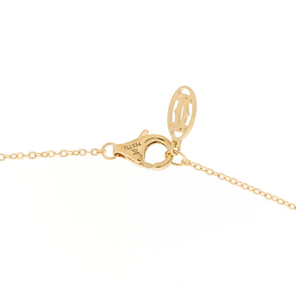 Cartier 18K Pink Yellow White Gold Diamond Trinity Pendant Necklace 5 of 5