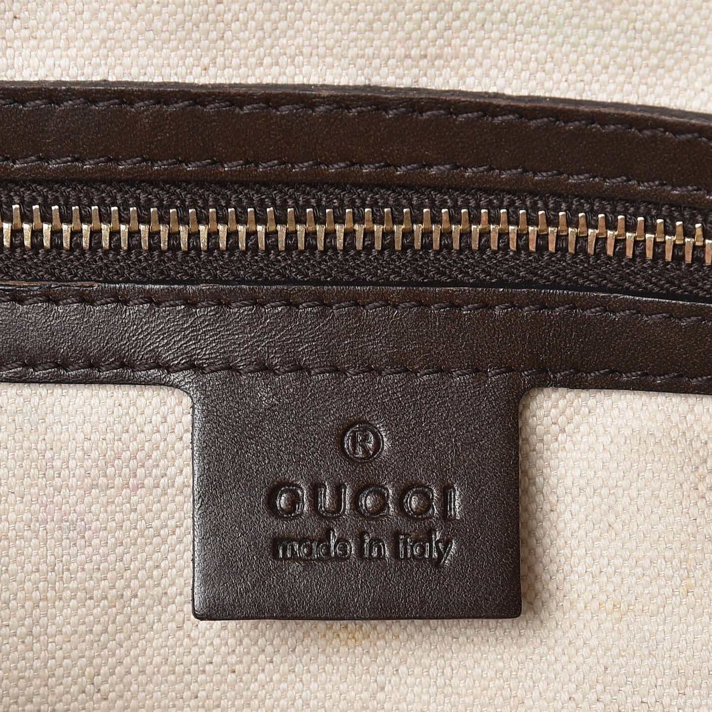 Monogram Vintage Web Medium Boston Dark Brown