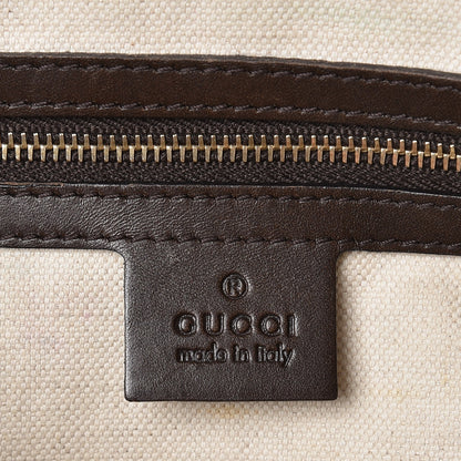 Gucci Monogram Vintage Web Medium Boston Dark Brown 7 of 15