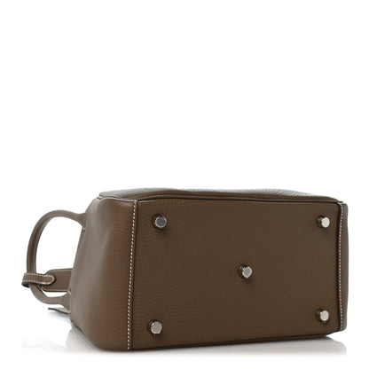 Hermes Taurillon Clemence Lindy 26 Etoupe 3 of 9