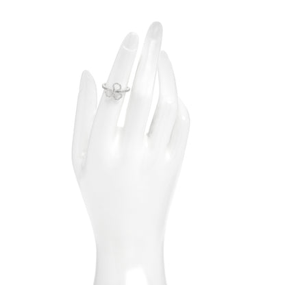 Tiffany Platinum Diamond Small Open Paper Flowers Ring 49 5 2 of 6