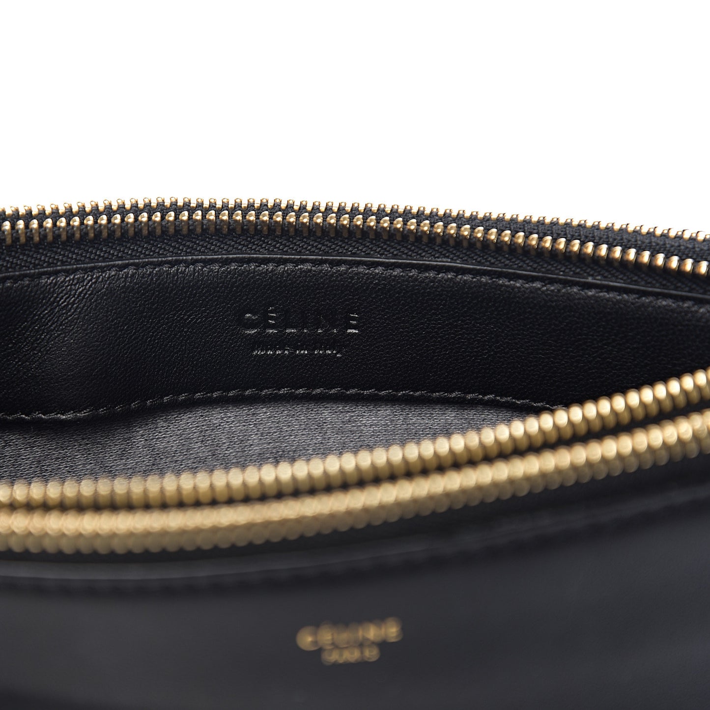Lambskin Large Trio Crossbody Bag Black