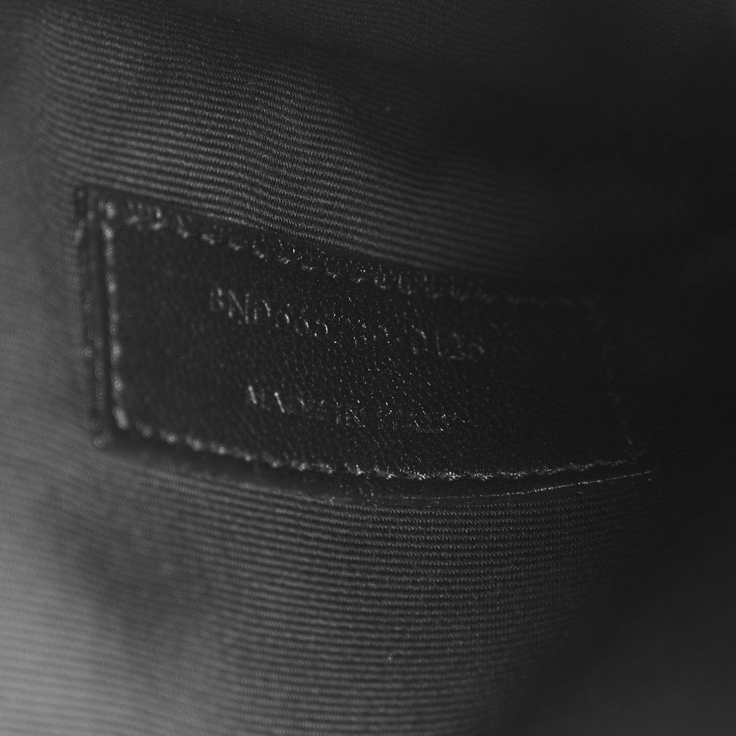 Grain De Poudre Monogram Uptown Pouch Black