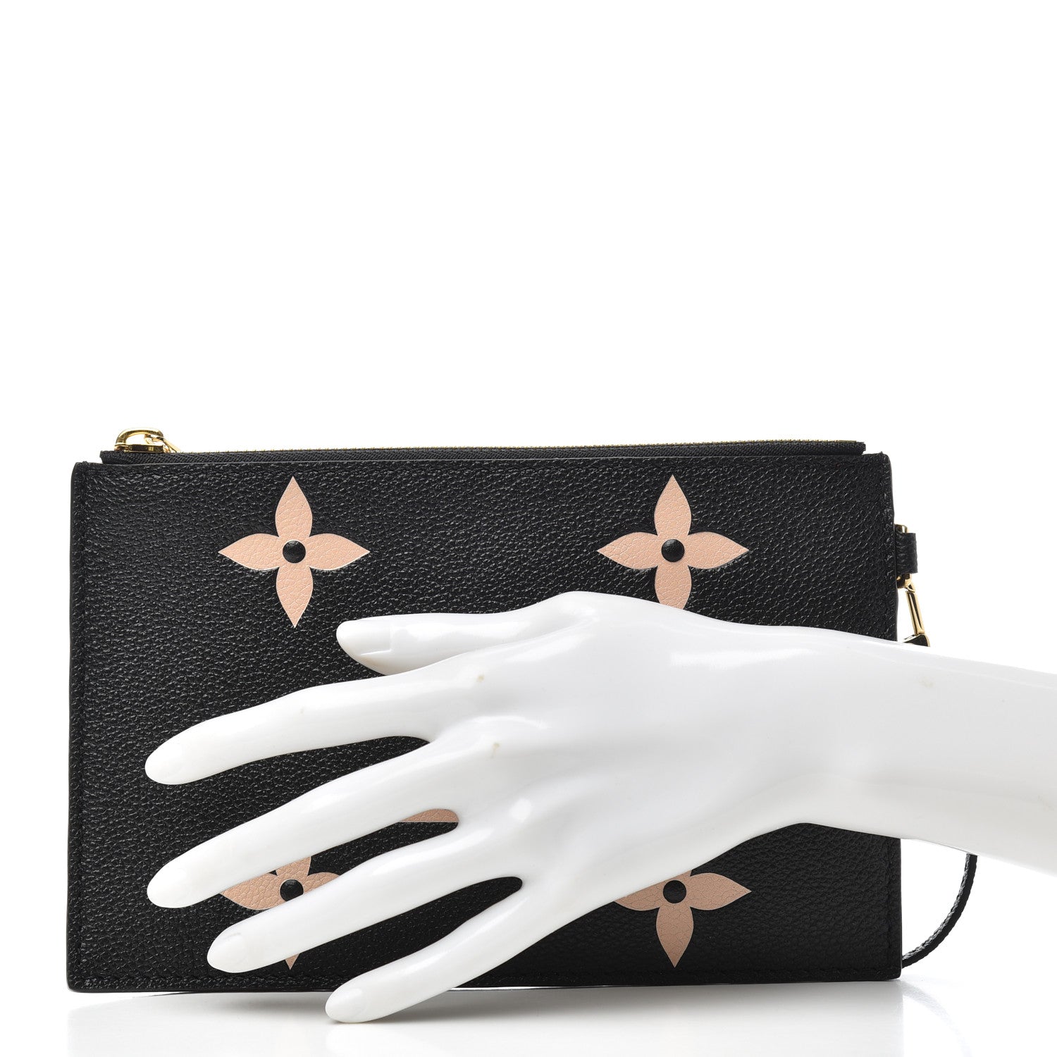 Louis Vuitton Empreinte Monogram Giant Neonoe MM Pochette Black Beige 2 of 6