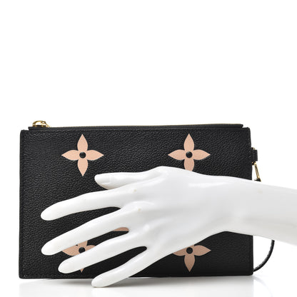 Louis Vuitton Empreinte Monogram Giant Neonoe MM Pochette Black Beige 2 of 6