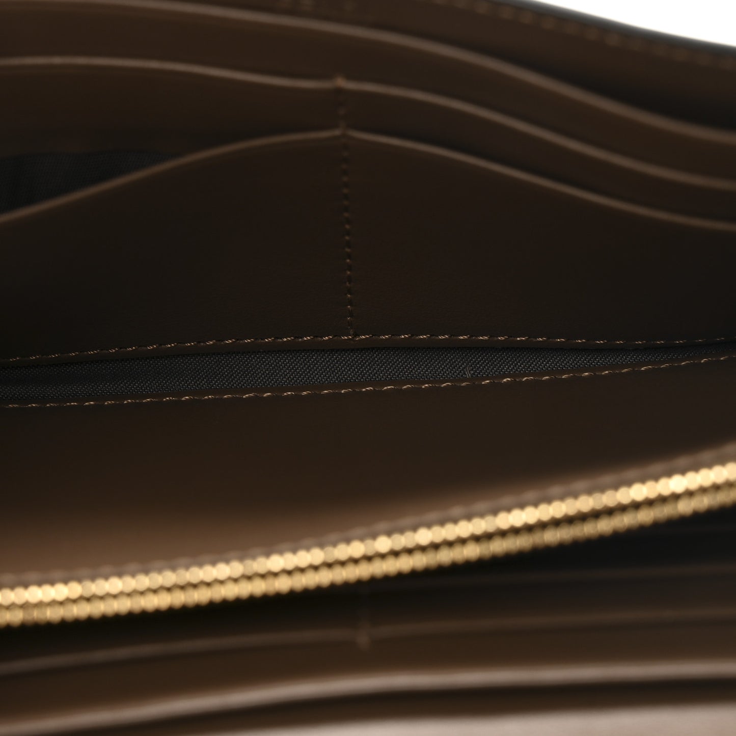 Vitello Soft F is Fendi Bi-Color FF 1974 Embossed Continental Envelope Wallet On Chain Maya Black