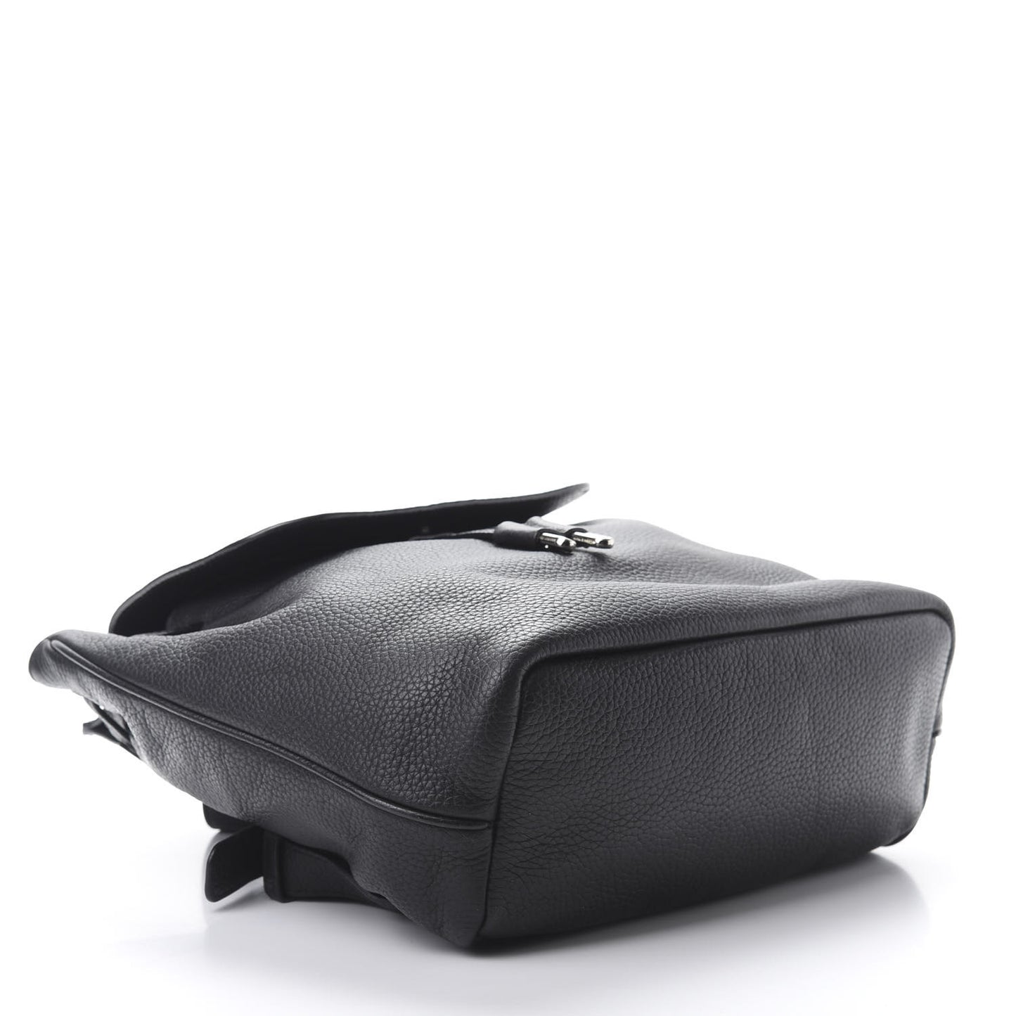 Pebbled Calfskin Pike Place Backpack Black
