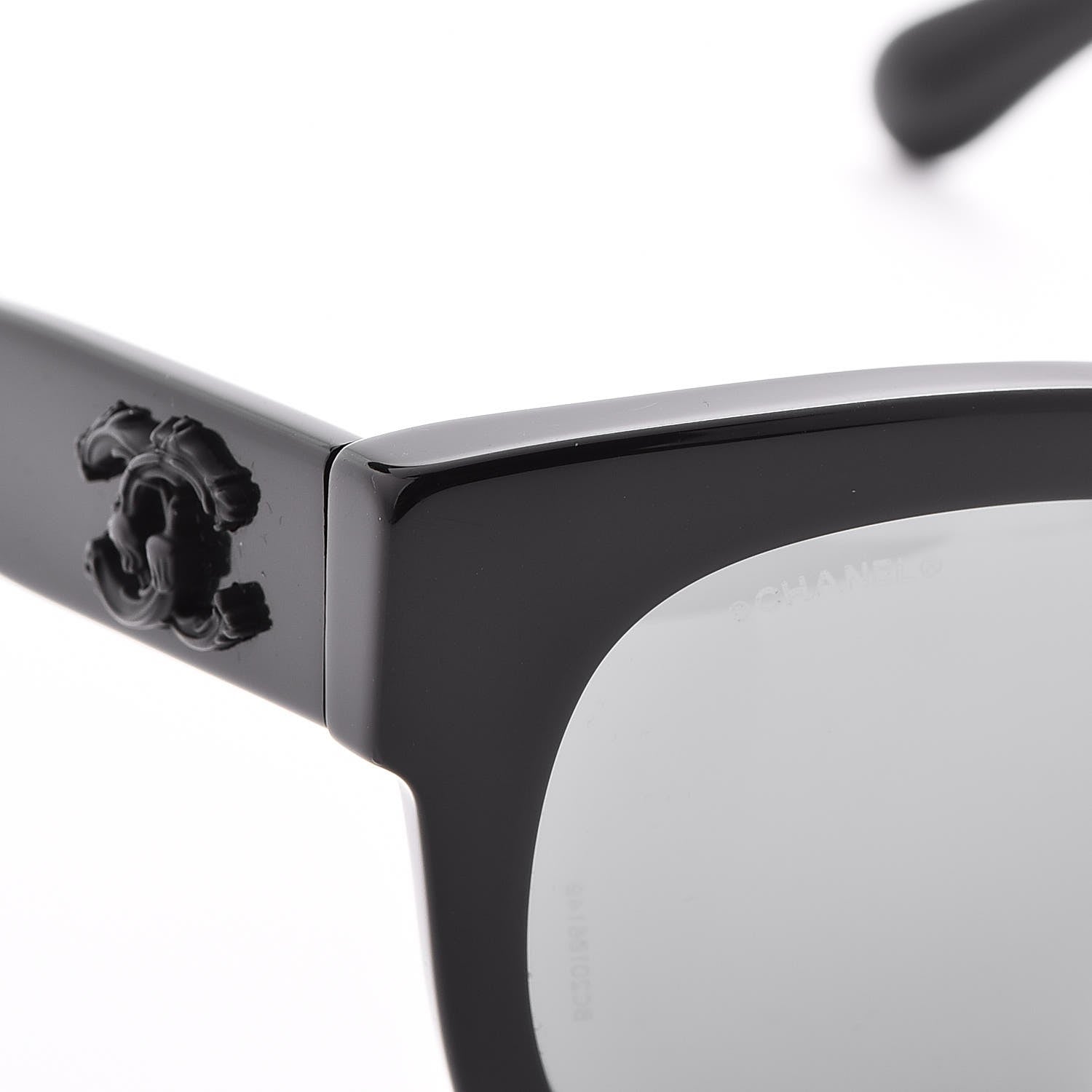 Chanel Acetate Butterfly Signature CC Sunglasses 5358 Black 8 of 8