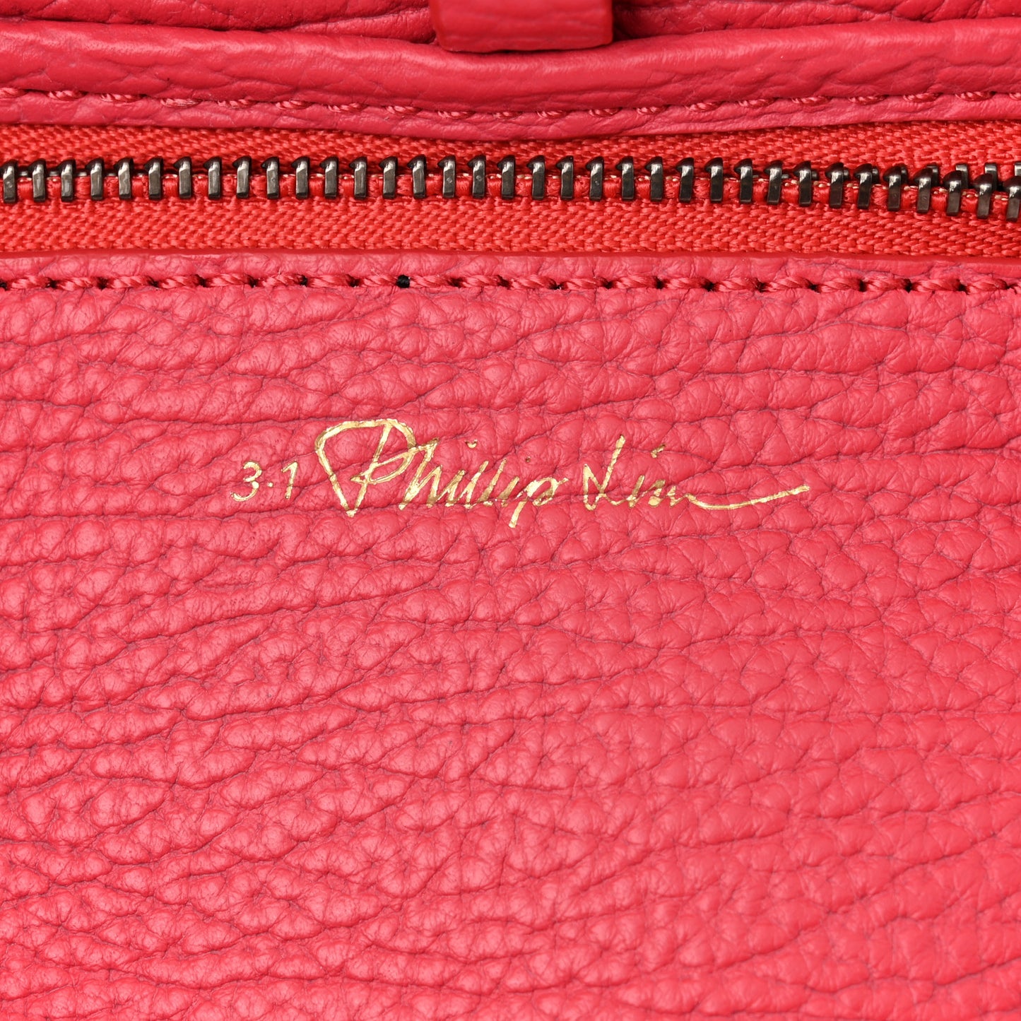 Textured Calfskin Mini Pashli Satchel Bright Fuchsia