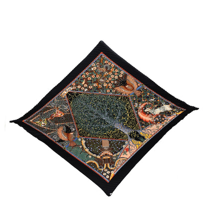 Hermes Silk Axis Mundi Plisse Scarf 90 1 of 3